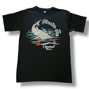 Pirana Joe Cozumel México Whale Shark Graphic T-Shirt – Nav